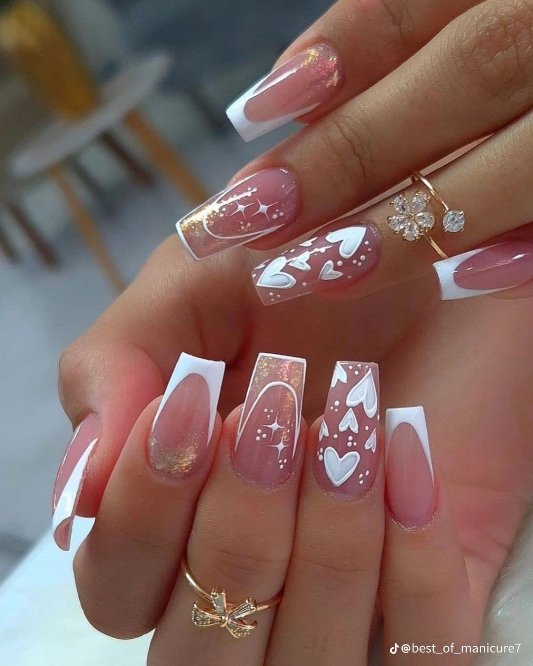 Diseño de uñas elegante